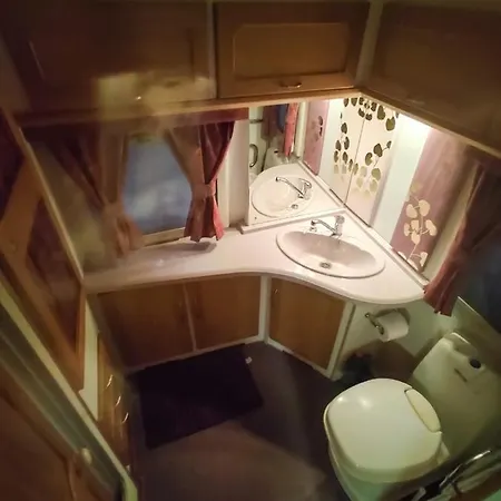 캠프장 Luxury Full Options Caravan By The Beach